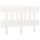 VidaXL (white, 123.5 x 3 x 81 cm) vidaXL Solid Wood Pine Bed Headboard Home Bed Header Multi Colours Multi Sizes 1