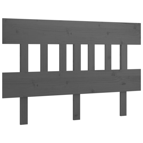 VidaXL (grey, 138.5 x 3 x 81 cm) vidaXL Solid Wood Pine Bed Headboard Home Bed Header Multi Colours Multi Sizes