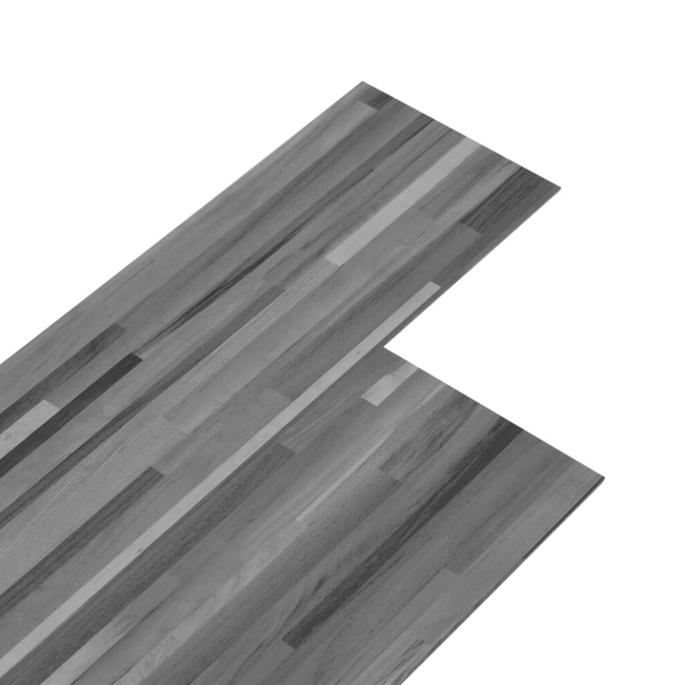 (striped grey, 2.51 mÂ²) vidaXL Self-adhesive PVC Flooring Planks Underlay Wood Laminate Floor Tiles