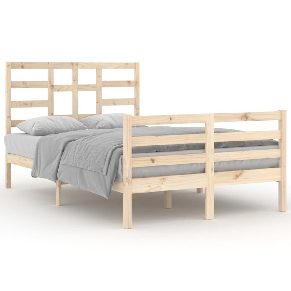 (brown, 120 x 200 cm) vidaXL Solid Wood Bed Frame Bedroom Bedstead Bed Base Multi Colours/Sizes