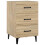 VidaXL (sonoma oak) vidaXL Bedside Cabinet Engineered Wood Nightstand Side Table Multi Colours 1
