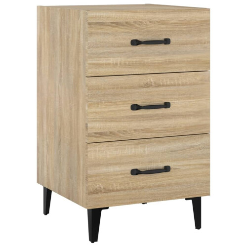 VidaXL (sonoma oak) vidaXL Bedside Cabinet Engineered Wood Nightstand Side Table Multi Colours