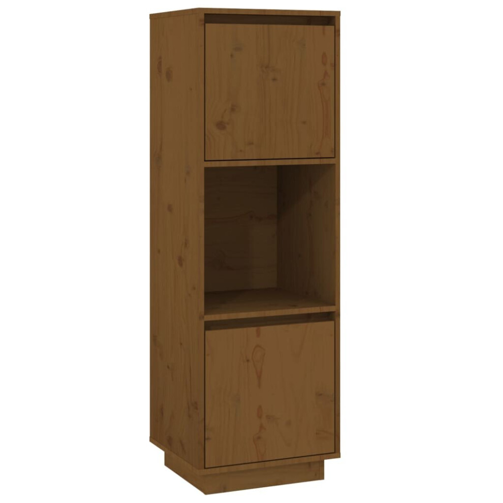Vidaxl (Honey Brown) Solid Wood Pine Highboard Indoor Wooden Console Cabinet Multi Colours