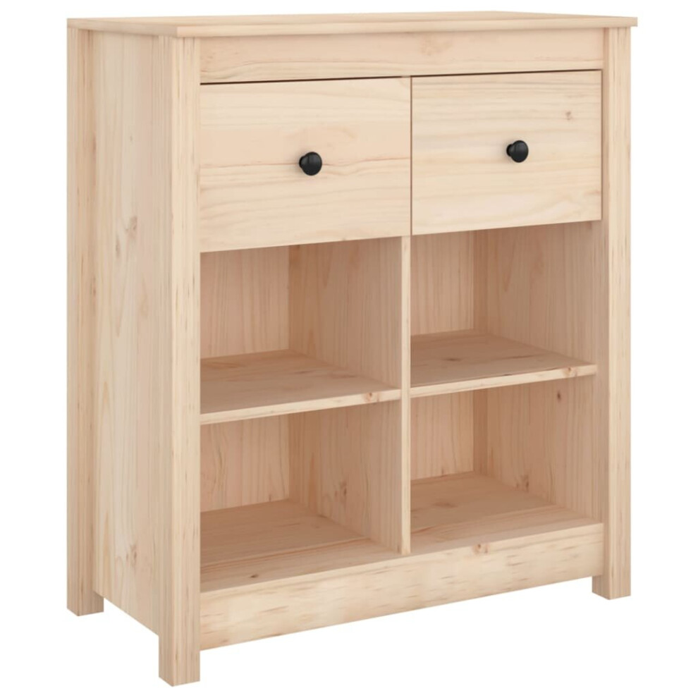 Vidaxl (Brown) Solid Wood Pine Sideboard Home Storage Cabinet Highboard Multi Colours
