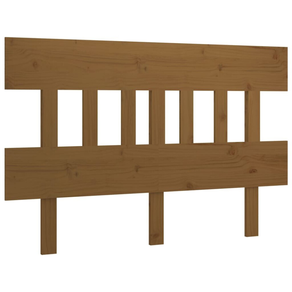 Vidaxl (Honey Brown, 138.5 X 3 X 81 Cm) Solid Wood Pine Bed Headboard Home Bed Header Multi Colours Multi Sizes