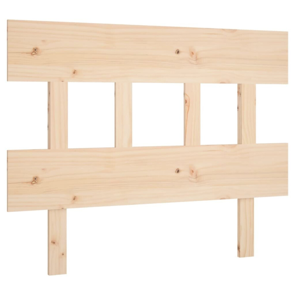 Vidaxl (Brown, 93.5 X 3 X 81 Cm) Solid Wood Pine Bed Headboard Home Bed Header Multi Colours Multi Sizes