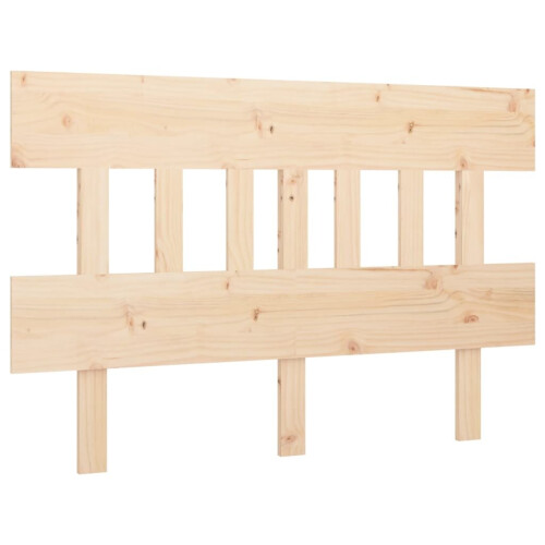 VidaXL (brown, 123.5 x 3 x 81 cm) vidaXL Solid Wood Pine Bed Headboard Home Bed Header Multi Colours Multi Sizes