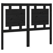 (black, 125.5 x 4 x 100 cm) vidaXL Bed Headboard Home Bedroom Decorative Bed Header Panel Solid Wood Pine