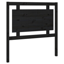 (black, 95.5 x 4 x 100 cm) vidaXL Bed Headboard Home Bedroom Decorative Bed Header Panel Solid Wood Pine
