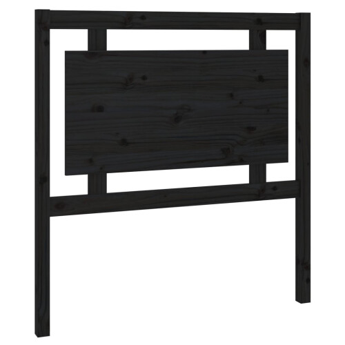 VidaXL (black, 95.5 x 4 x 100 cm) vidaXL Bed Headboard Home Bedroom Decorative Bed Header Panel Solid Wood Pine