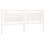 VidaXL (white, 205.5 x 4 x 100 cm) vidaXL Bed Headboard Home Bedroom Decorative Bed Header Panel Solid Wood Pine 1