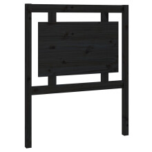 (black, 80.5 x 4 x 100 cm) vidaXL Bed Headboard Home Bedroom Decorative Bed Header Panel Solid Wood Pine