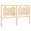 VidaXL (brown, 155.5 x 4 x 100 cm) vidaXL Bed Headboard Home Bedroom Decorative Bed Header Panel Solid Wood Pine 1