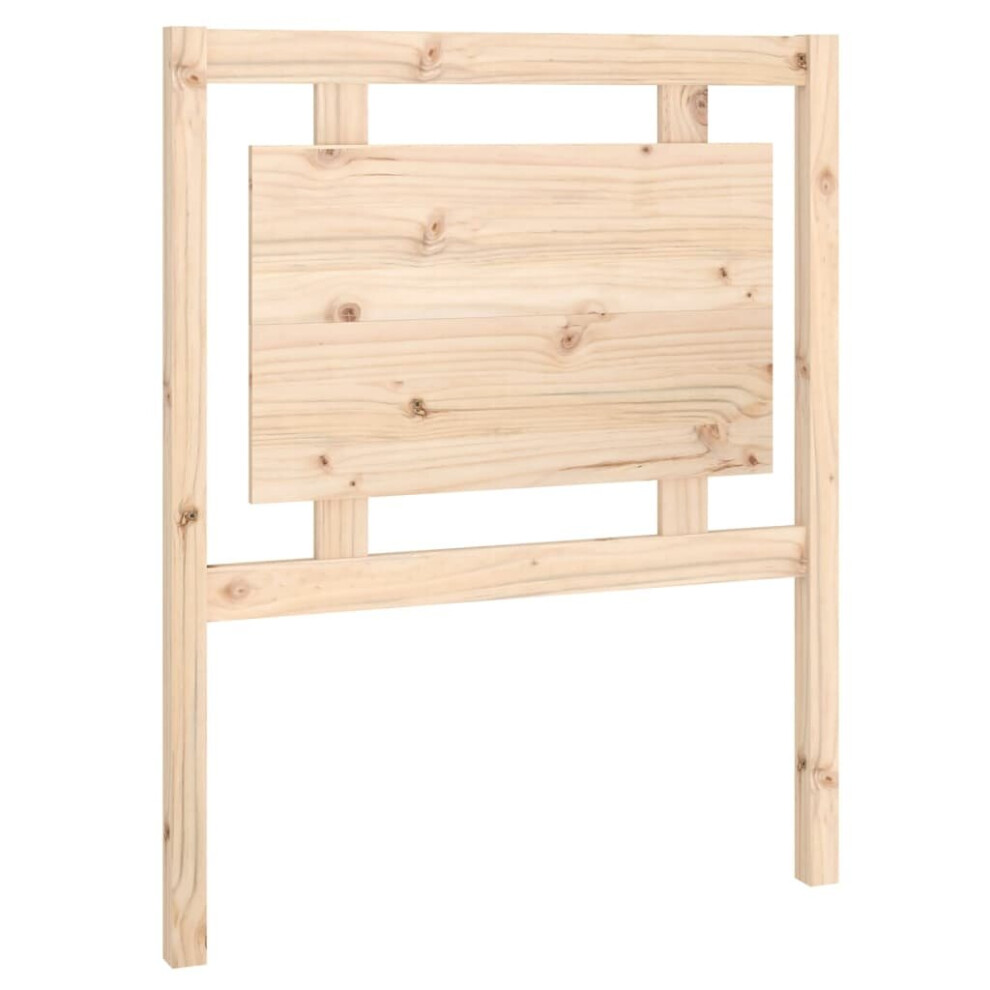 (brown, 80.5 x 4 x 100 cm) vidaXL Bed Headboard Home Bedroom Decorative Bed Header Panel Solid Wood Pine