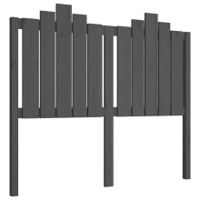 (grey, 126 x 4 x 110 cm) vidaXL Bed Headboard Bedroom Bed Header Decorative Headboard Solid Wood Pine