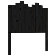 (black, 96 x 4 x 110 cm) vidaXL Bed Headboard Bedroom Bed Header Decorative Headboard Solid Wood Pine
