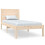 VidaXL (brown, 75 x 190 cm) vidaXL Bed Frame Bed Base Bedstead Bedroom Mattress Foundation Solid Wood Pine 1