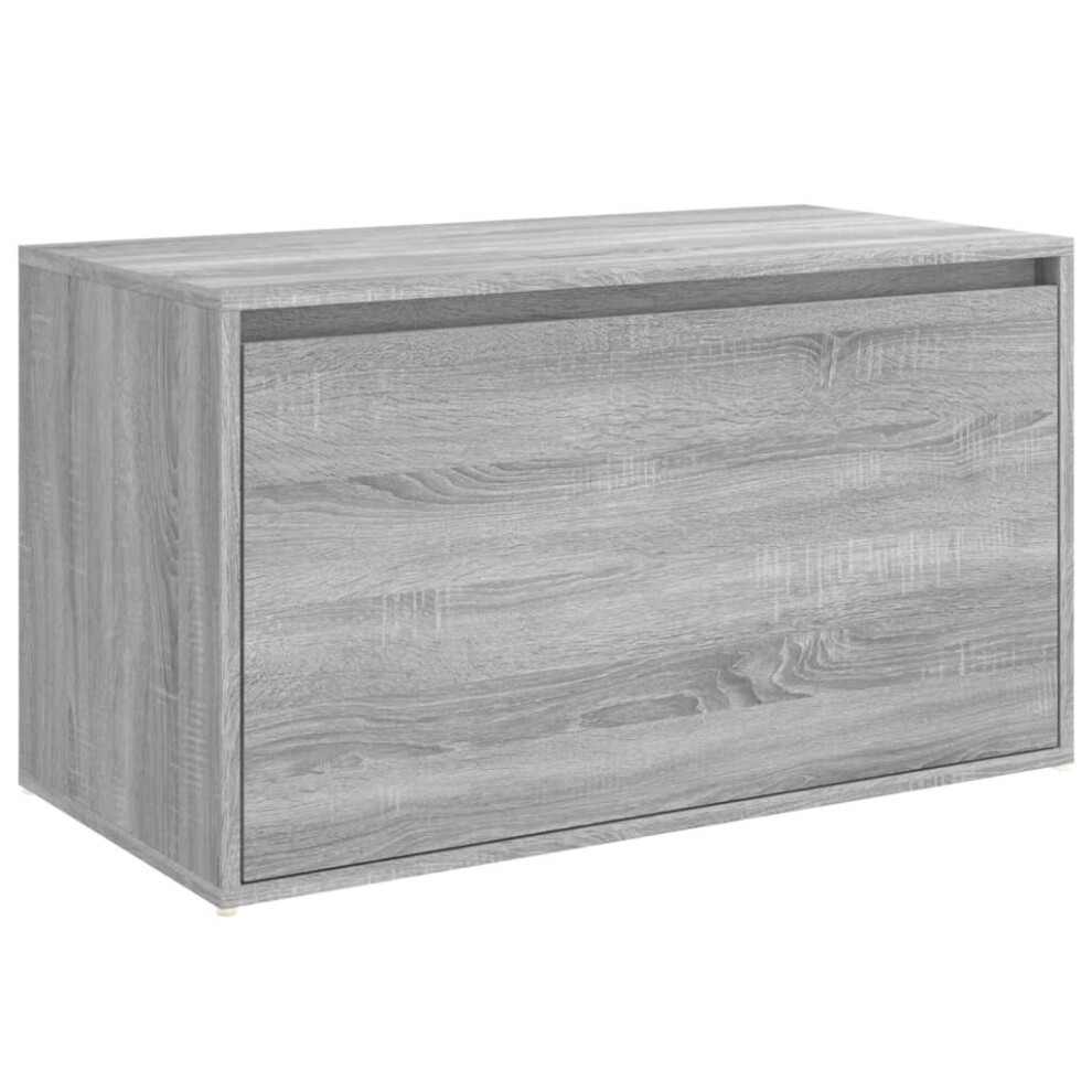 (grey sonoma) vidaXL Hall Bench Engineered Wood Hallway Entryway Storage Bench Multi Colours