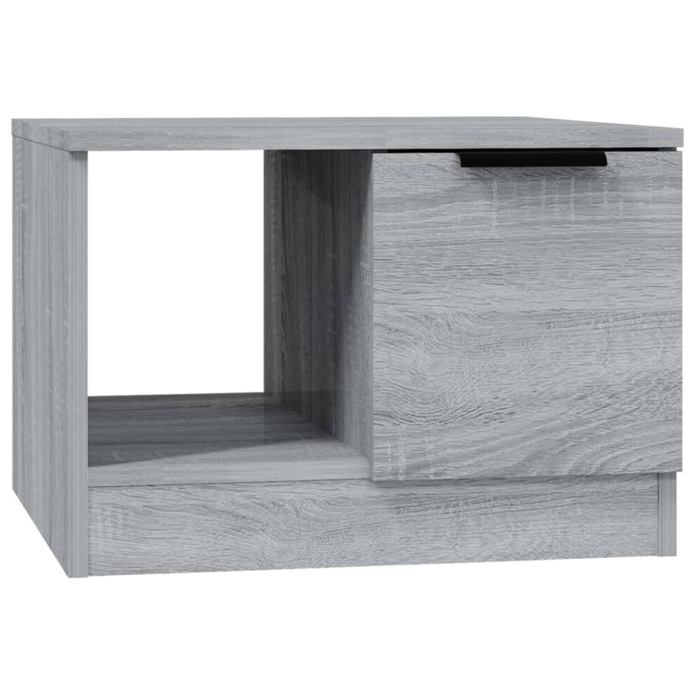 (grey sonoma) vidaXL Coffee Table Engineered Wood Couch Sofa Side Center Table Multi Colours