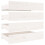 VidaXL (white, 150 x 200 cm) vidaXL Bed Frame with Drawers Bedroom Bedstead Bed Base Multi Colours/Sizes 7