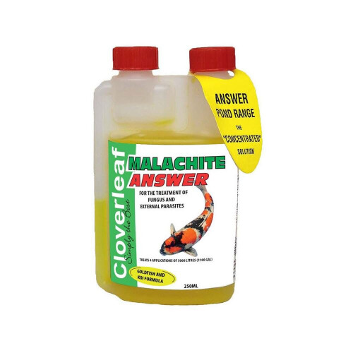 Cloverleaf Malachite Answer 250ml Pond Treatment