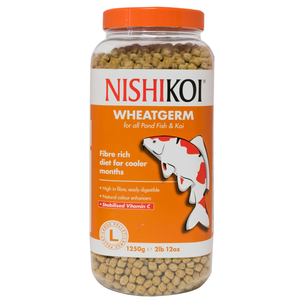 Nishikoi Wheatgerm 1250g Fish Food Large Pellet