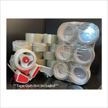(Quality, 144) 48mm Brown ( 2") x 66m Roll Buff Parcel Tape