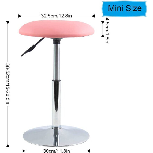 Pink Elegant 360 Rotating Adjustable Height Kitchen Pub Bar Stools UK 1