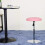 Pink Elegant 360 Rotating Adjustable Height Kitchen Pub Bar Stools UK 1