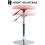 Pink Elegant 360 Rotating Adjustable Height Kitchen Pub Bar Stools UK 6