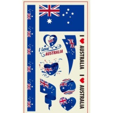 (Australia) World Cup Temporary Tattoo's - 32 Countries - 2 Pack