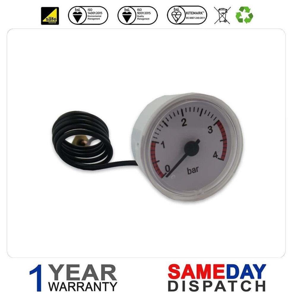 Glowworm Heatline Boiler Pressure Gauge 3004090673 D004090673