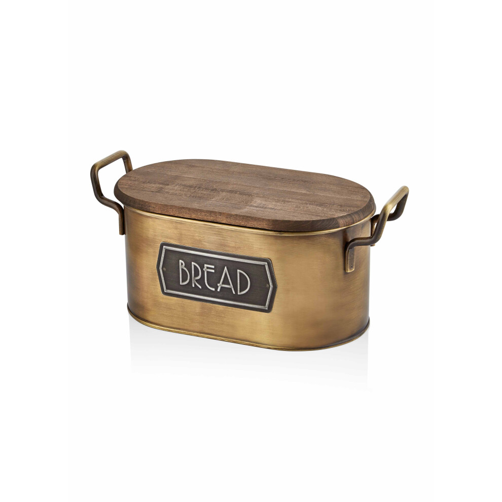 The Mia Gold Bread Bin