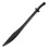 PLAYWELL BLACK POLYPROPYLENE KUNG FU BROADSWORD - 37"- TT 1
