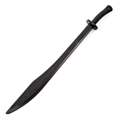 PLAYWELL BLACK POLYPROPYLENE KUNG FU BROADSWORD - 37"- TT
