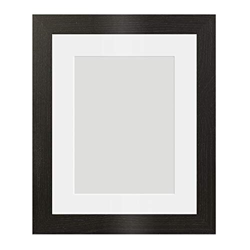 Modern Black 12x10 Photo Frame With Mount Photo Frame for Image Size 10 ...