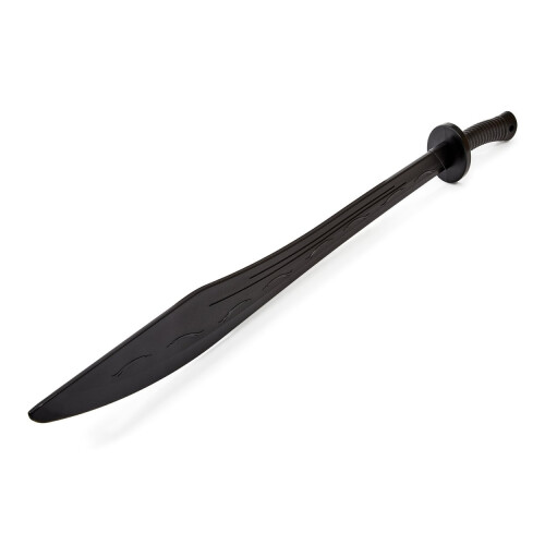 PLAYWELL BLACK POLYPROPYLENE KUNG FU BROADSWORD - 37"- TT 2