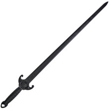 PLAYWELL BLACK POLYPROPYLENE LION HEAD TAI CHI DAITO SWORD