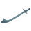 PLAYWELL BLACK POLYPROPYLENE NEPALESE KORA SWORD 1
