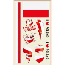 (Poland) World Cup Temporary Tattoo's - 32 Countries - 2 Pack