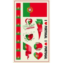 (Portugal) World Cup Temporary Tattoo's - 32 Countries - 2 Pack