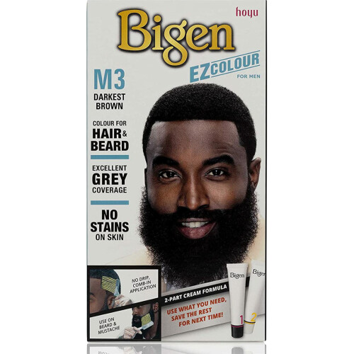 Bigen Bigen Ez Color Voor Mannen Donkerste Bruin Kit (2 Pack)