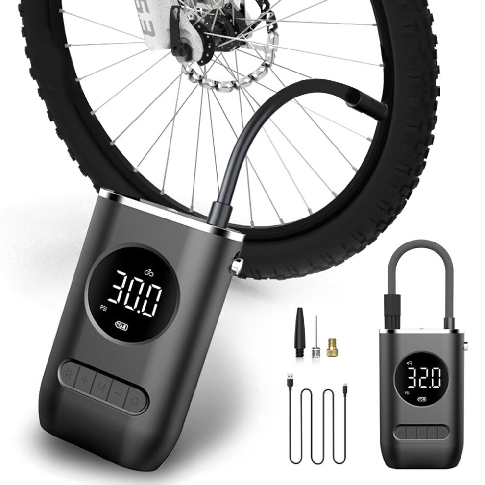 Bedee Electric Air Compressor Inflator Tire Pump Bicycle Bike Rechargeable