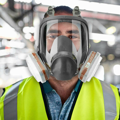 6800 Full Face Gas Mask Respirator Paint Spray Protective Facepiece 1