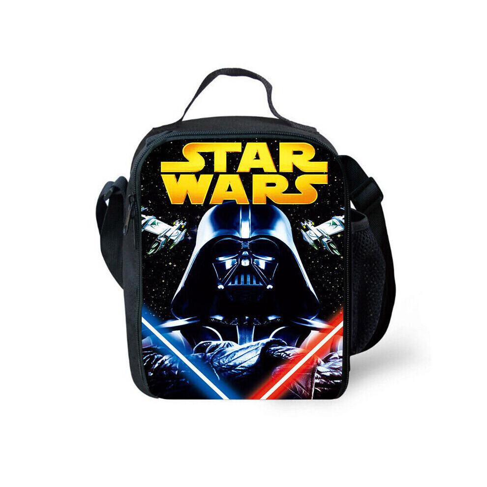 (2) Star Wars 3D Insulated Lunch Bag School Snack Box Travel Lunchbox Bag Kids Gift