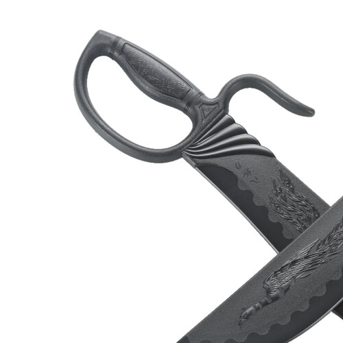 PLAYWELL BLACK POLYPROPYLENE PHOENIX WING CHUN KNIVES 1