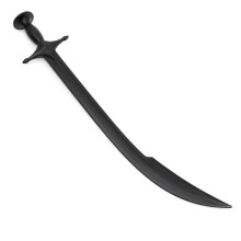 PLAYWELL BLACK POLYPROPYLENE SHAMSHIR SWORD