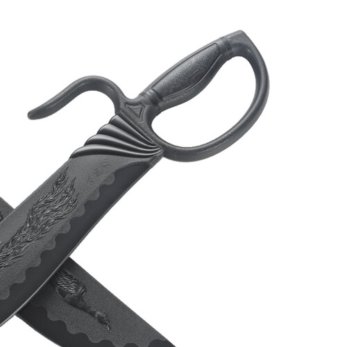 PLAYWELL BLACK POLYPROPYLENE PHOENIX WING CHUN KNIVES 2