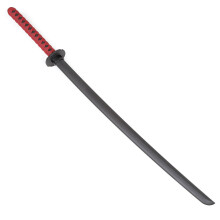 PLAYWELL BLACK POLYPROPYLENE ROPED BOKKEN WITH SCABBARD - NEW