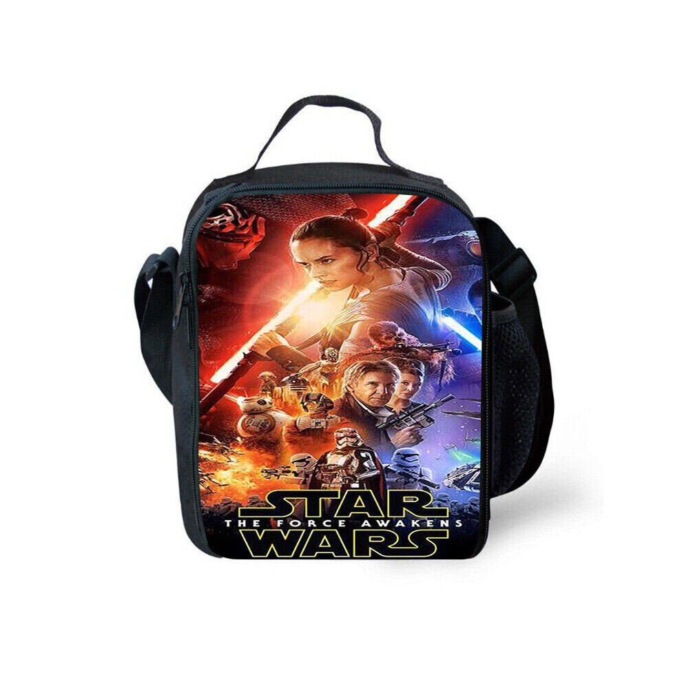 (4) Star Wars 3D Insulated Lunch Bag School Snack Box Travel Lunchbox Bag Kids Gift
